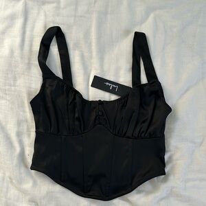 Corset black top
